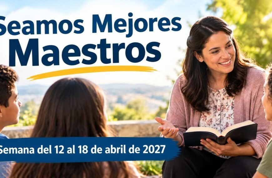 Seamos Mejores Maestros para la semana del 12 al 18 de abril de 2027