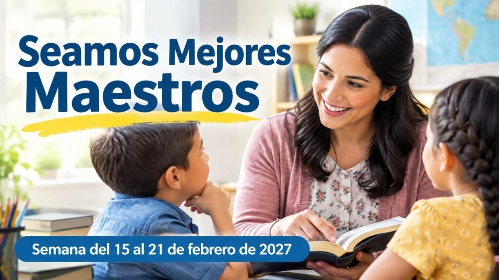 Seamos Mejores Maestros para la semana del 15 al 21 de febrero de 2027