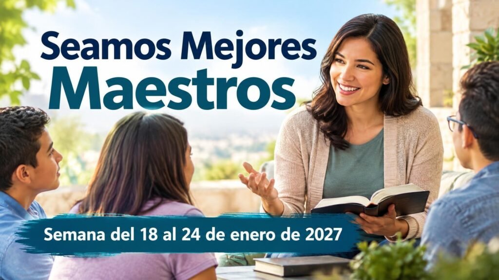 Seamos Mejores Maestros para la semana del 18 al 24 de enero de 2027