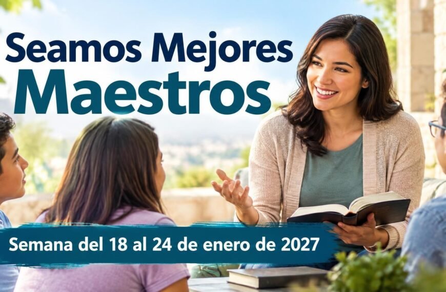 Seamos Mejores Maestros para la semana del 18 al 24 de enero de 2027