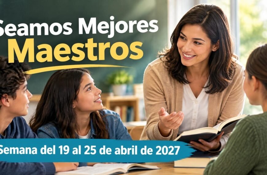 Seamos Mejores Maestros para la semana del 19 al 25 de abril de 2027
