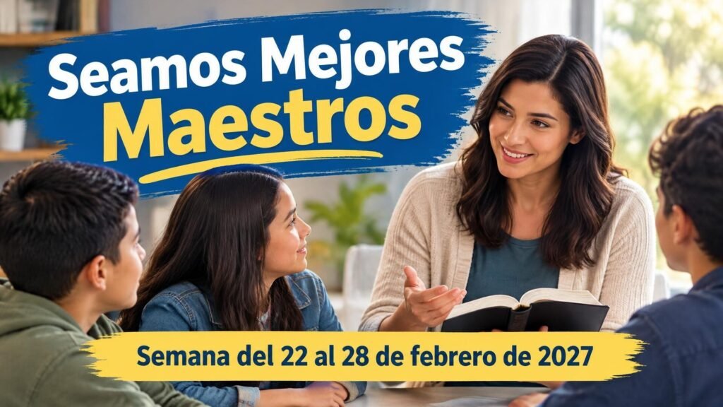 Seamos Mejores Maestros para la semana del 22 al 28 de febrero de 2027 Seamos Mejores Maestros para la semana del 22 al 28 de febrero de 2027