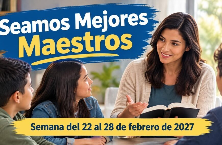 Comentarios para la reunión TJ Seamos Mejores Maestros para la semana del 22 al 28 de febrero de 2027