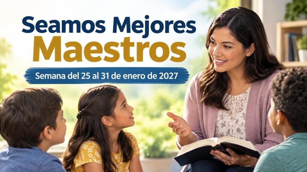 Seamos Mejores Maestros para la semana del 25 al 31 de enero de 2027 Seamos Mejores Maestros para la semana del 25 al 31 de enero de 2027