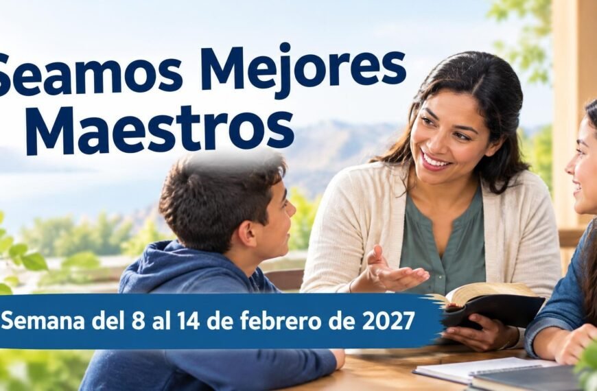 Comentarios para la reunión TJ Seamos Mejores Maestros para la semana del 8 al 14 de febrero de 2027