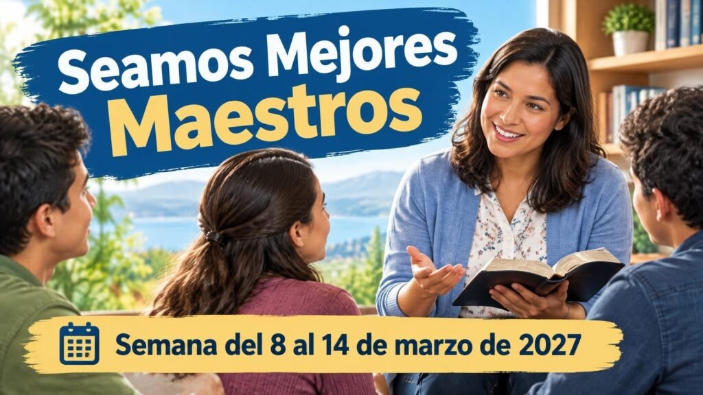Seamos Mejores Maestros para la semana del 8 al 14 de marzo de 2027 Seamos Mejores Maestros para la semana del 8 al 14 de marzo de 2027