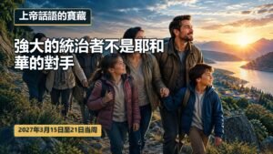2027年3月15日至21日上帝話語的寶藏