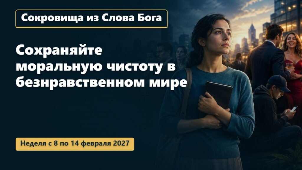 Сокровища из Слова Бога на неделю 8—14 февраля 2027 года Сокровища из Слова Бога на неделю 8—14 февраля 2027 года