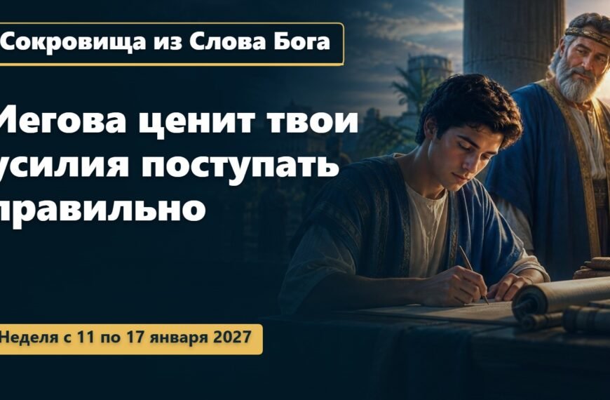 «Сокровища из Слова Бога» на неделю с 11 по 17 января 2027 года