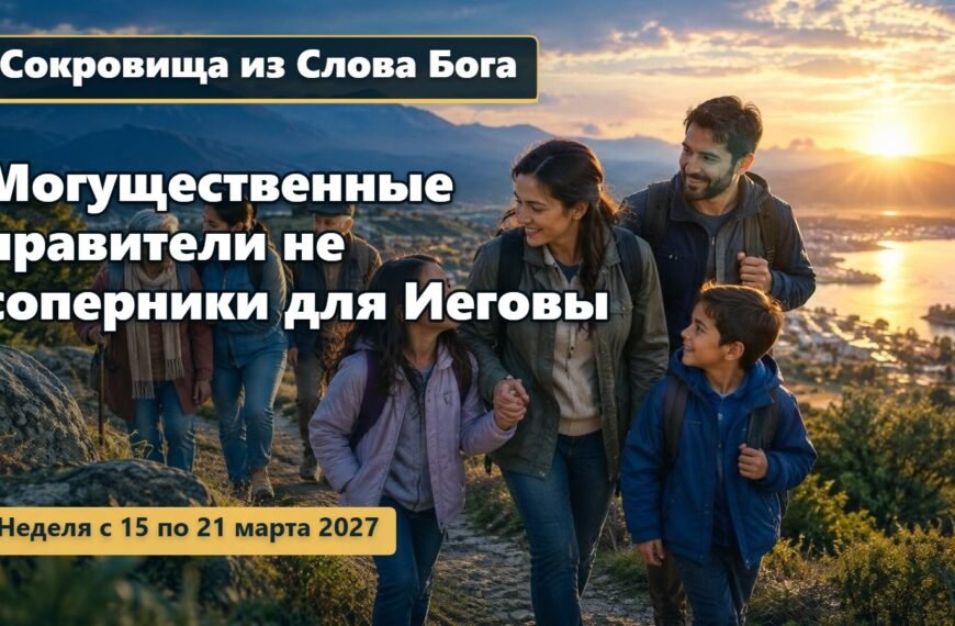 Сокровища из Слова Бога на неделю с 15 по 21 марта 2027 года