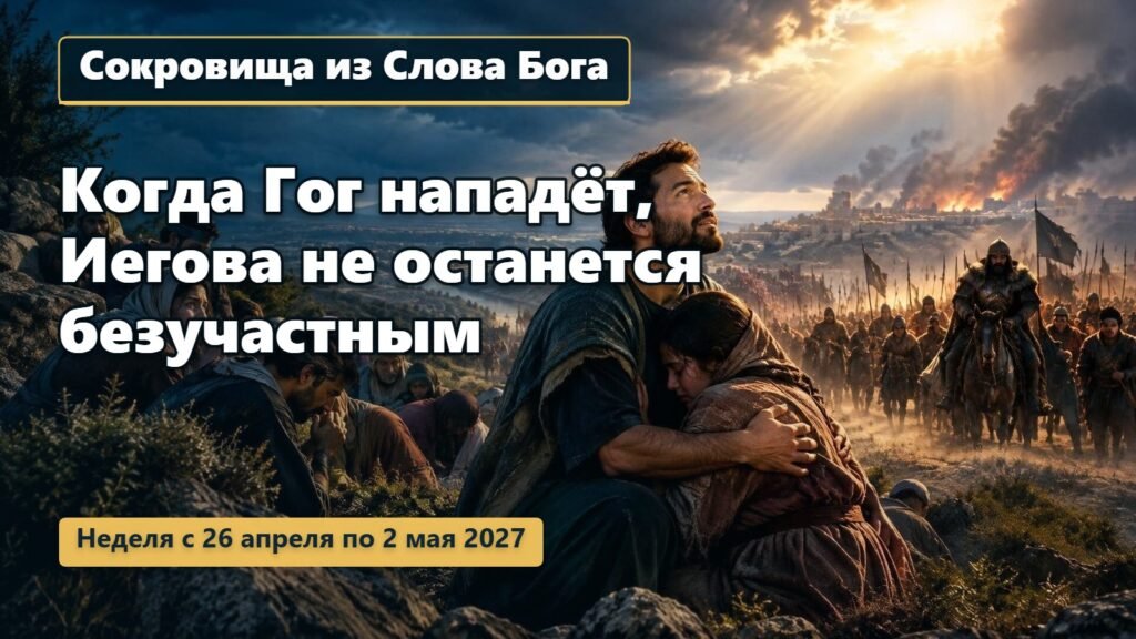 Сокровища из Слова Бога на неделю с 26 апреля по 2 мая 2027 года Сокровища из Слова Бога на неделю с 26 апреля по 2 мая 2027 года