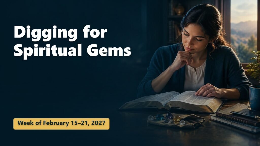 Spiritual Gems for the Week of February 15-21, 2027 Spiritual Gems for the Week of February 15-21, 2027