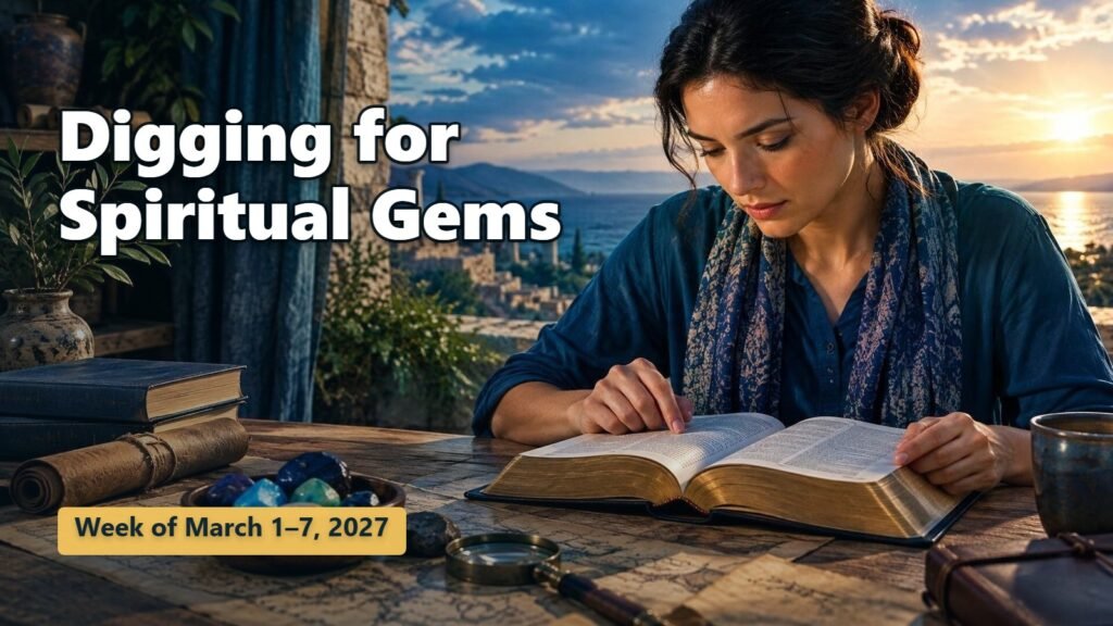 Spiritual Gems for the Week of March 1-7, 2027 Spiritual Gems for the Week of March 1-7, 2027