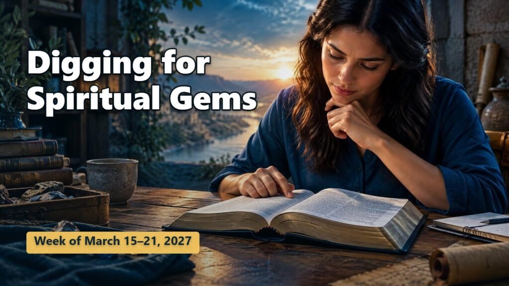 Spiritual Gems for the Week of March 15-21, 2027 Spiritual Gems for the Week of March 15-21, 2027