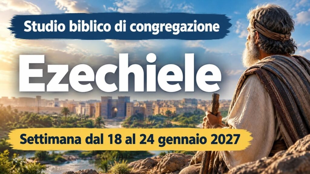 Studio biblico di congregazione per la settimana dal 18 al 24 gennaio 2027