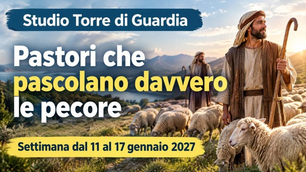 Studio della Torre di Guardia per la settimana dall’11 al 17 gennaio 2027 Studio della Torre di Guardia per la settimana dall’11 al 17 gennaio 2027