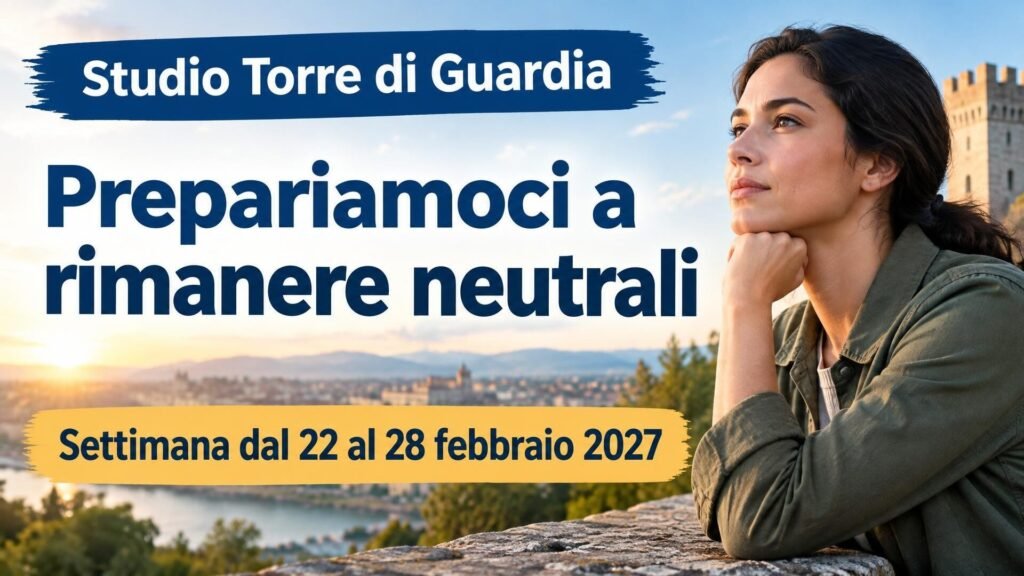 Studio della Torre di Guardia per la settimana dal 22 al 28 febbraio 2027