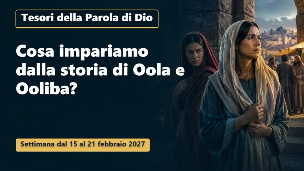 Tesori della Parola di Dio per la settimana dal 15 al 21 febbraio 2027