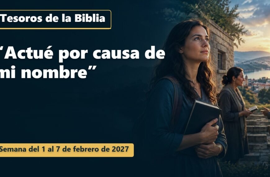Tesoros de la Biblia Tesoros de la Biblia para la semana del 1 al 7 de febrero de 2027