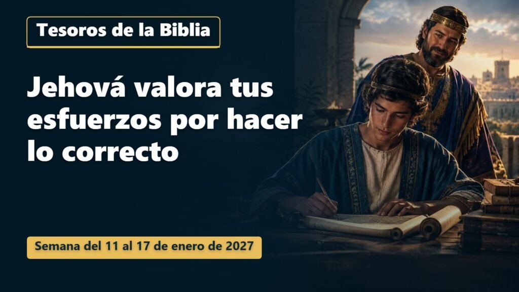 Tesoros de la Biblia para la semana del 11 al 17 de enero de 2027