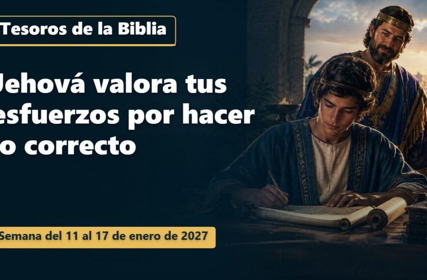 Tesoros de la Biblia para la semana del 11 al 17 de enero de 2027