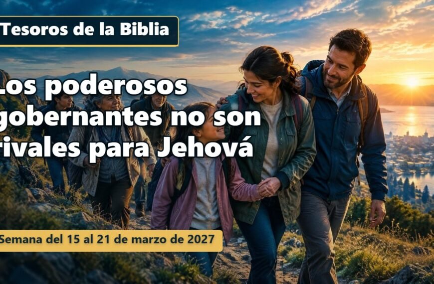 Tesoros de la Biblia para la semana del 15 al 21 de marzo de 2027