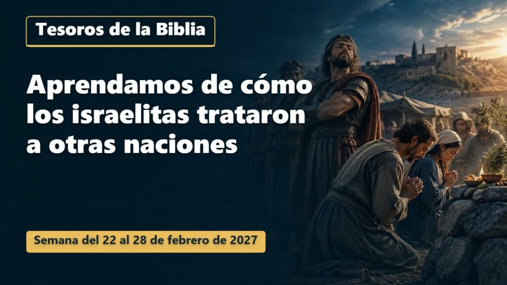 Tesoros de la Biblia para la semana del 22 al 28 de febrero de 2027