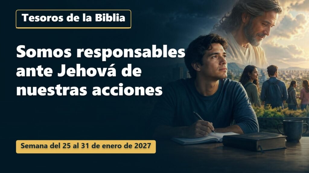 Tesoros de la Biblia para la semana del 25 al 31 de enero de 2027 Tesoros de la Biblia para la semana del 25 al 31 de enero de 2027