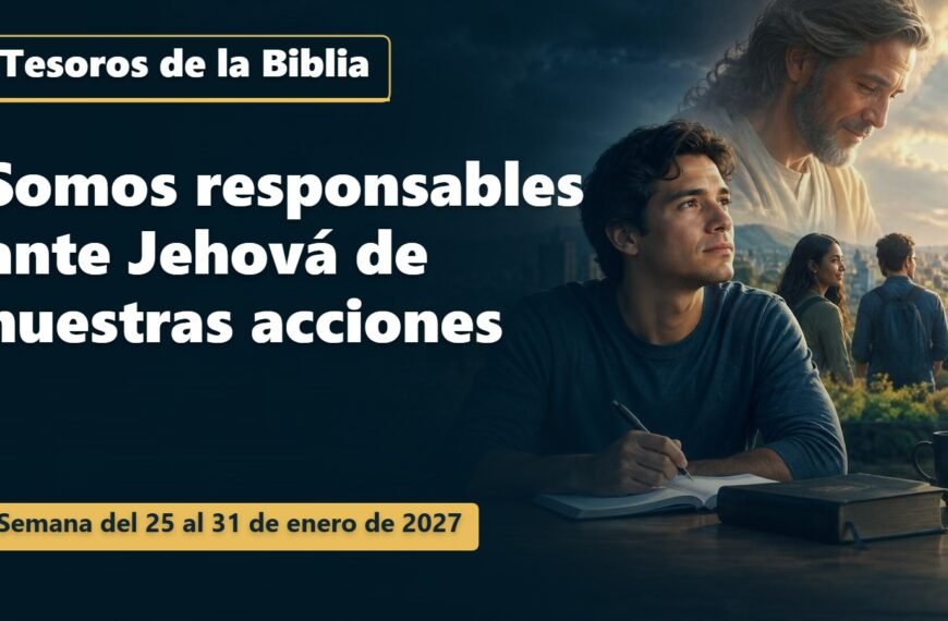 Tesoros de la Biblia Tesoros de la Biblia para la semana del 25 al 31 de enero de 2027