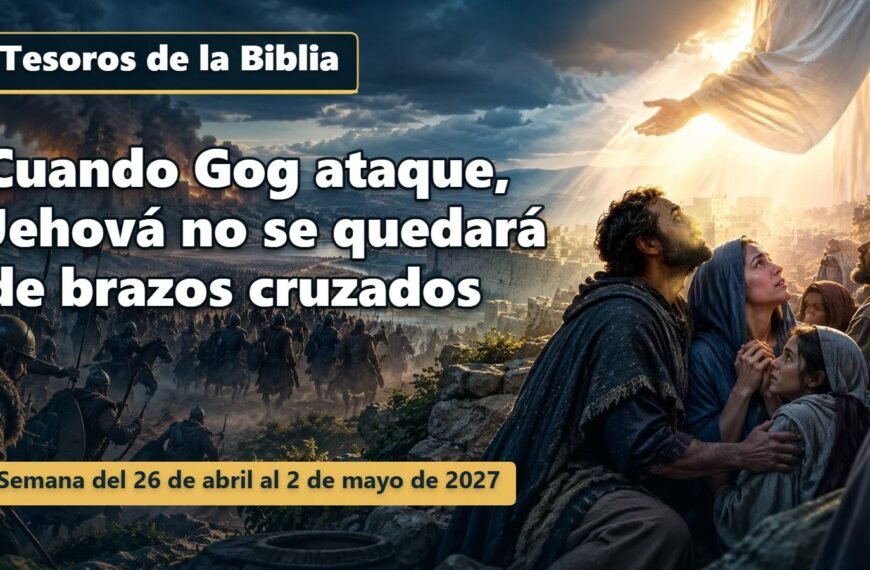 Tesoros de la Biblia para la semana del 26 de abril al 2 de mayo de 2027