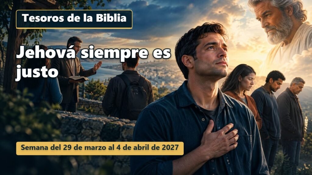 Tesoros de la Biblia para la semana del 29 de marzo al 4 de abril de 2027