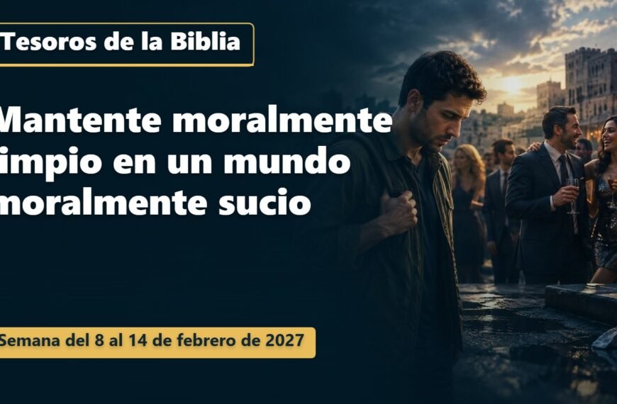 Tesoros de la Biblia Tesoros de la Biblia para la semana del 8 al 14 de febrero de 2027