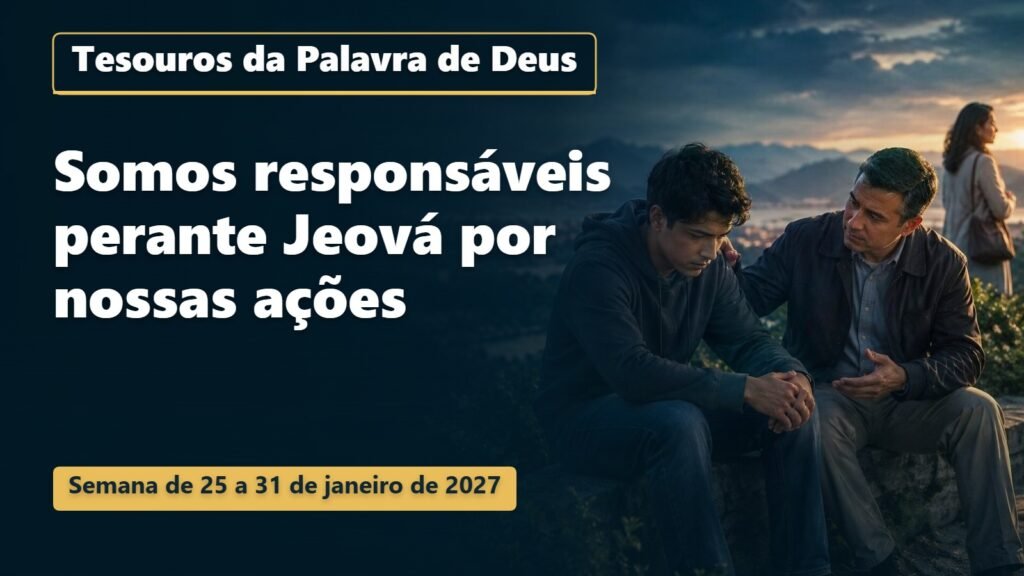 Tesouros da Palavra de Deus para a semana de 25 a 31 de janeiro de 2027