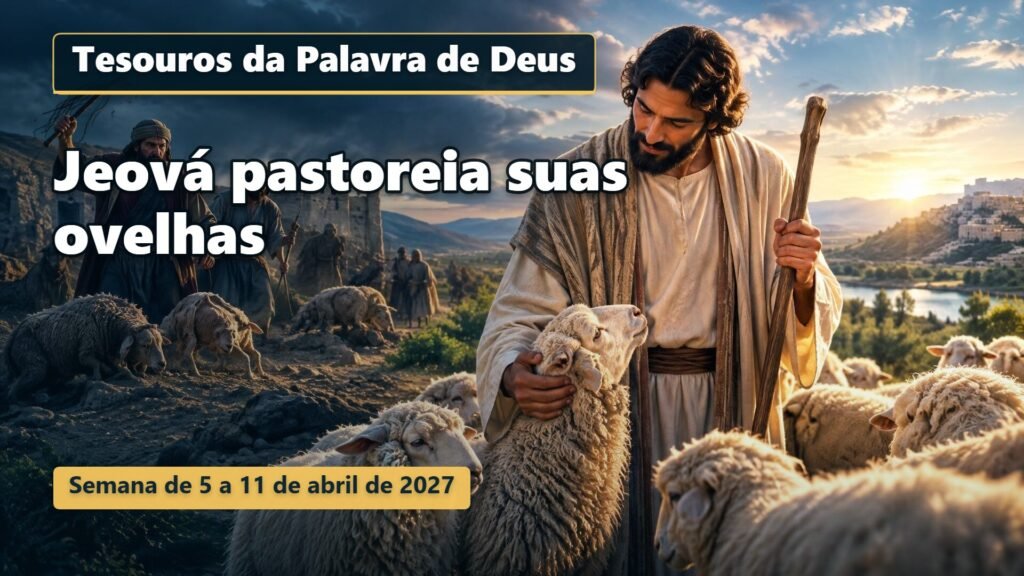 Tesouros da Palavra de Deus para a semana de 5 a 11 de abril de 2027 Tesouros da Palavra de Deus para a semana de 5 a 11 de abril de 2027