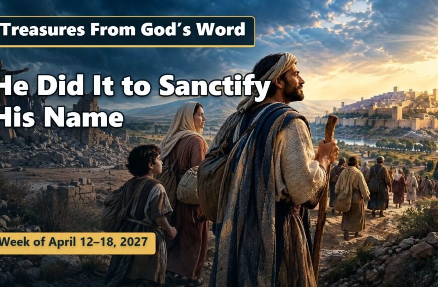 Treasures From God’s Word for the Week of April 12-18, 2027