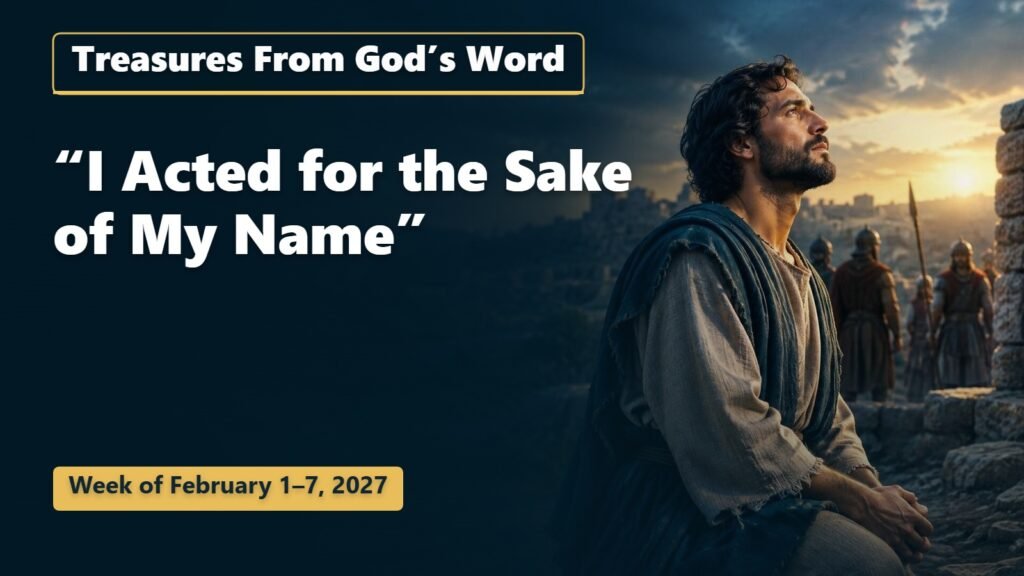 Treasures From God’s Word for the Week of February 1-7, 2027