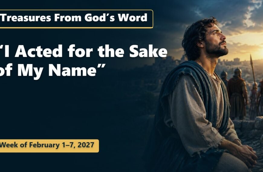 Treasures From God’s Word Treasures From God’s Word for the Week of February 1-7, 2027