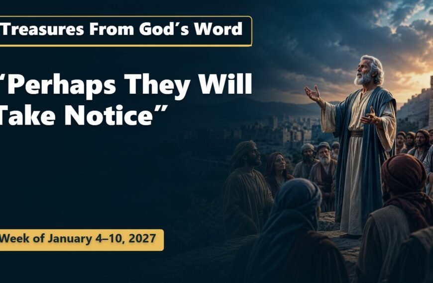 Treasures From God’s Word for the Week of January 4-10, 2027