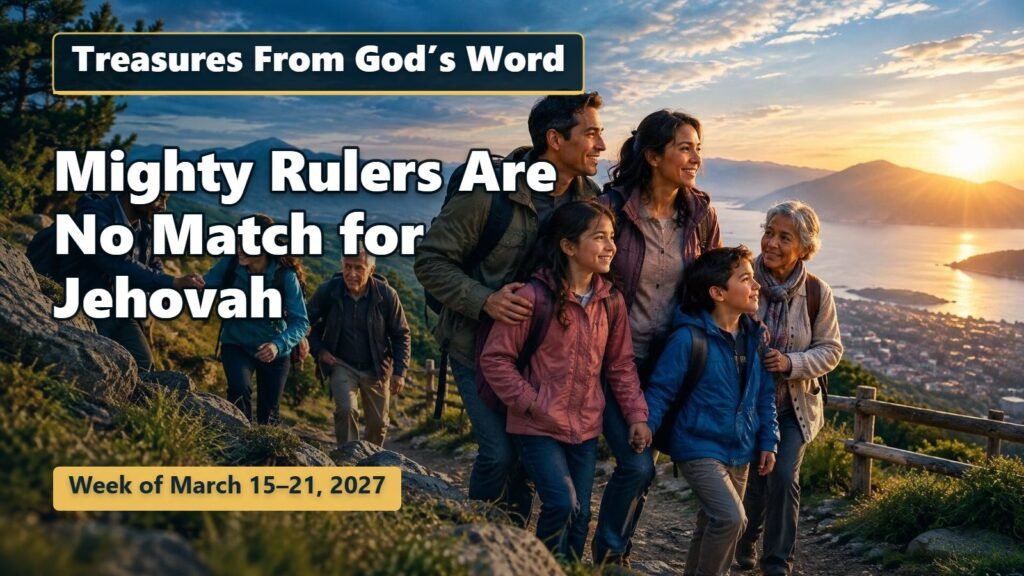 Treasures From God’s Word for the Week of March 15-21, 2027