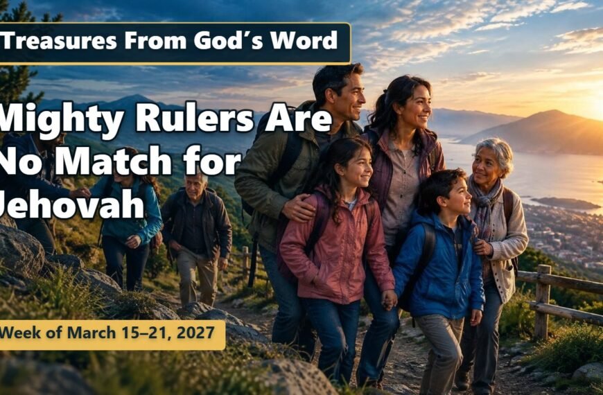 Treasures From God’s Word for the Week of March 15-21, 2027