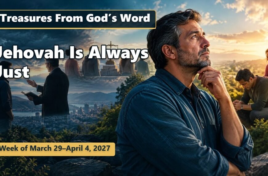 Treasures From God’s Word for the week of March 29–April 4, 2027