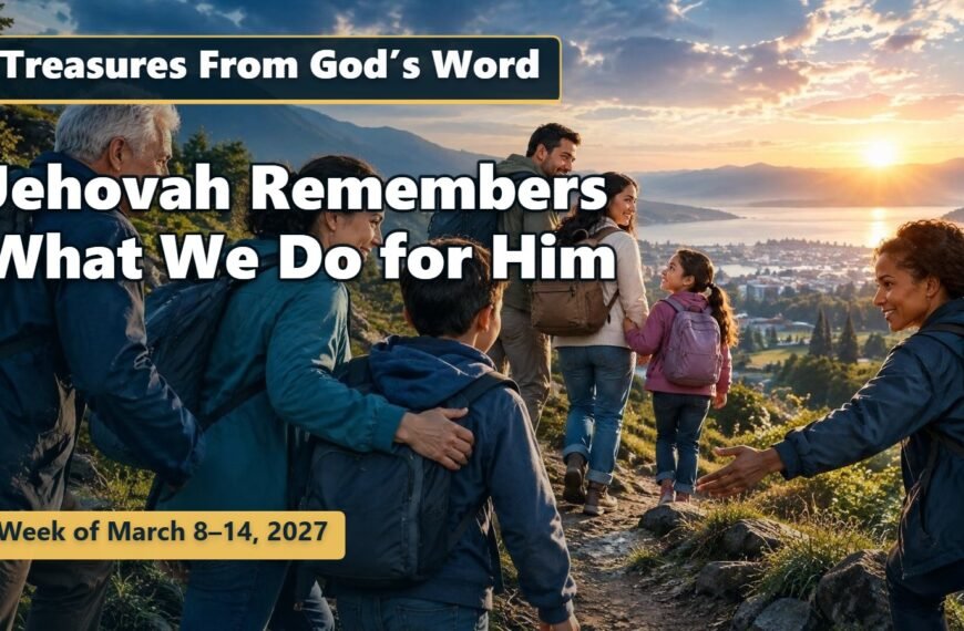 Treasures From God’s Word for the Week of March 8-14, 2027