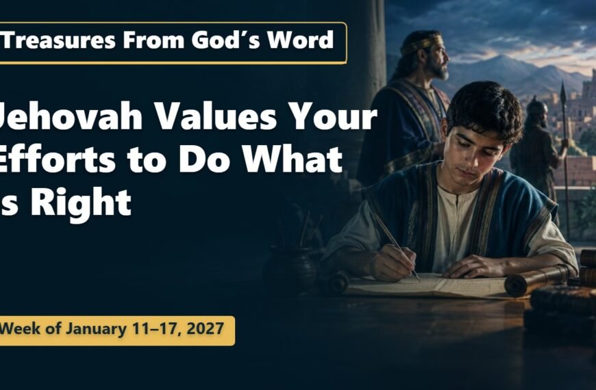Treasures From God’s Word for the Week of January 11-17, 2027