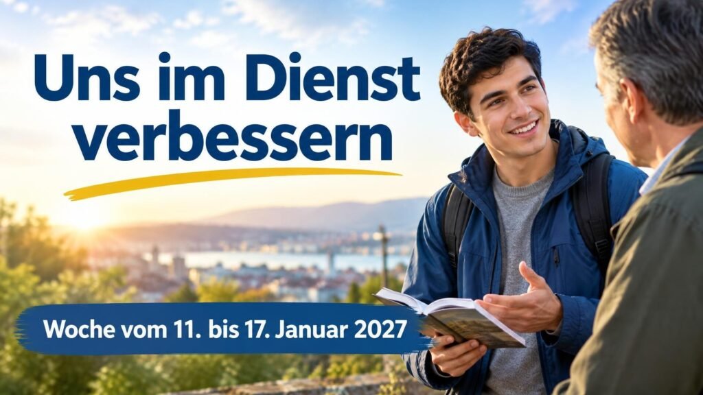 Uns im Dienst verbessern für die Woche vom 11. bis 17. Januar 2027