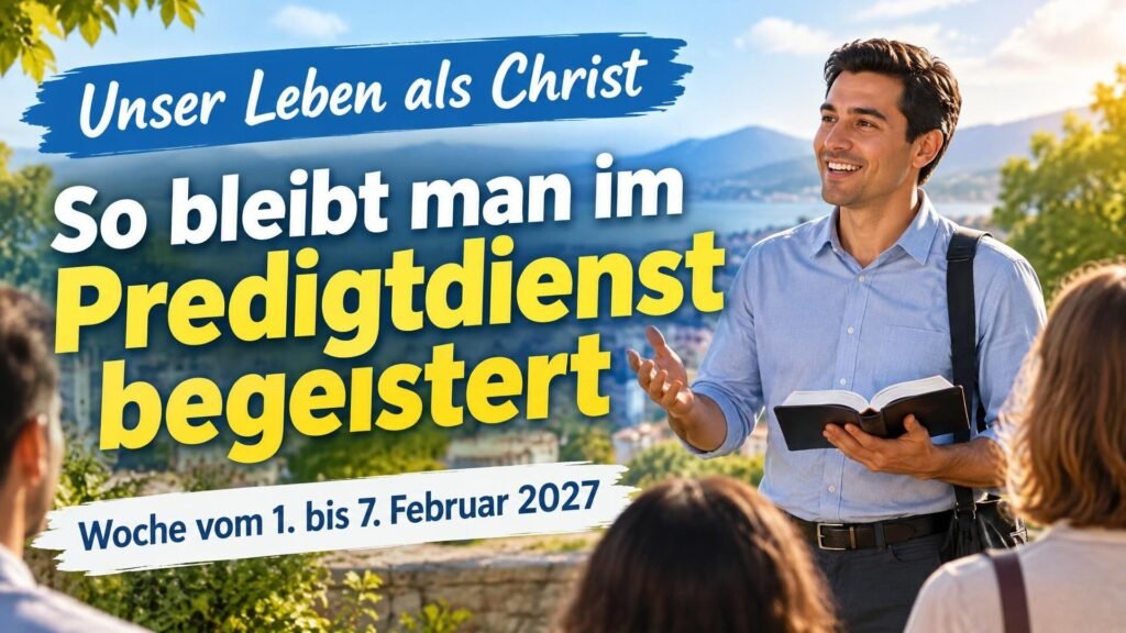 Unser Leben als Christ für die Woche vom 1. bis 7. Februar 2027