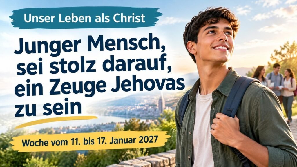Unser Leben als Christ für die Woche vom 11. bis 17. Januar 2027