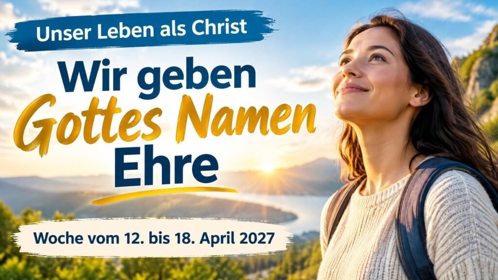 Unser Leben als Christ für die Woche vom 12. bis 18. April 2027