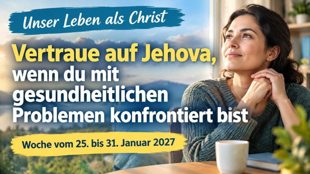 Unser Leben als Christ für die Woche vom 25. bis 31. Januar 2027