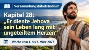 Versammlungsbibelstudium für die Woche vom 1. bis 7. März 2027