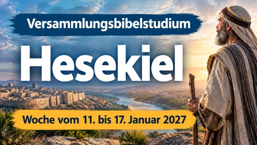 Versammlungsbibelstudium für die Woche vom 11. bis 17. Januar 2027